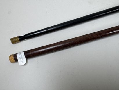 Set includes:
- a wooden cane with a horn...