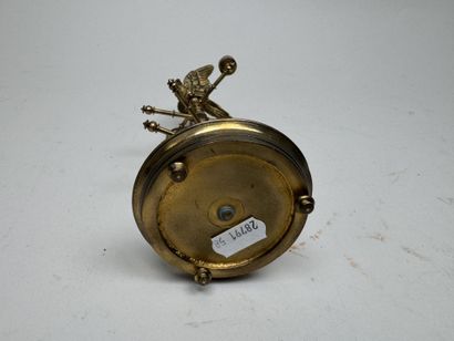 Small brass ring holder with a stylish eagle...