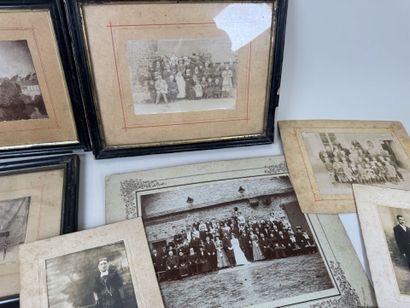 Lot de photos anciennes principalement de...