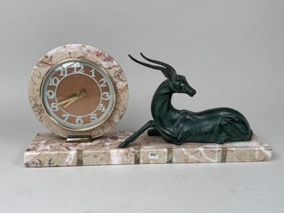School, 20th century.
Antelope.
Marble clock...