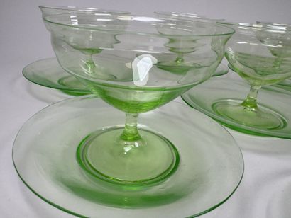 Cherry or fruit set made of Ouraline, consisting...