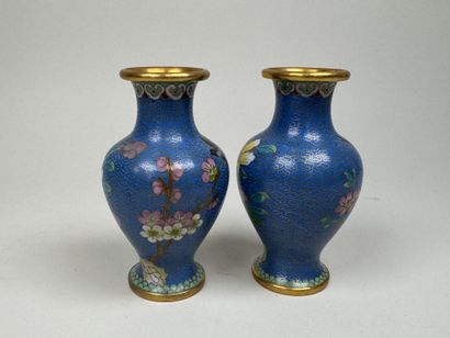ASIA, 20th century.
Pair of small baluster...