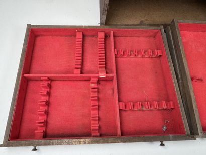 Écrin pour couverts de table en bois ouvrant...