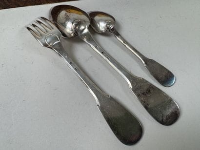 CHRISTOFLE.
Ménagère en métal argenté modèle...