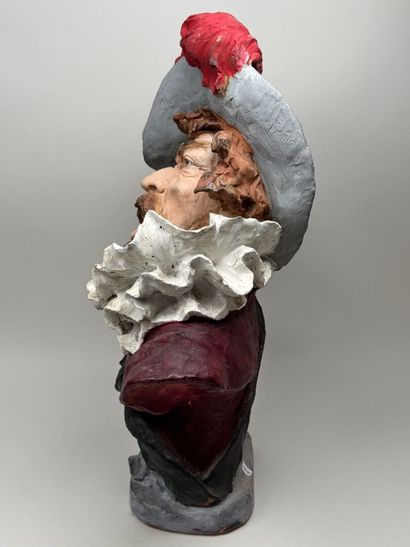 BOULAND, early 20th century.
Theatrical figure.
Large...
