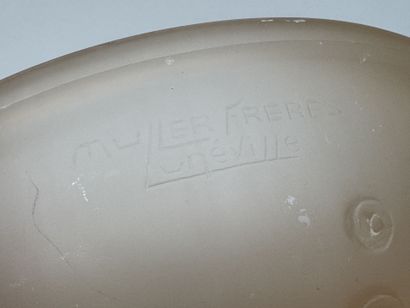 MULLER Frère in Luneville.
A goblet on a...