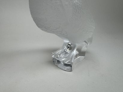 LALIQUE France.
Partridge.
Molded, pressed,...