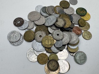 Lot de monnaie en argent comprenant notamment...