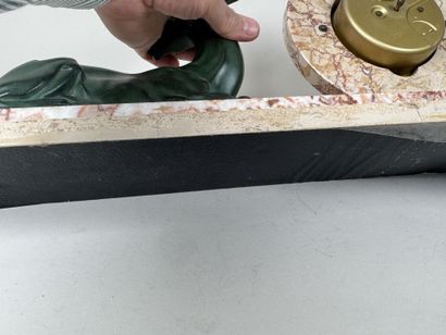 School, 20th century.
Antelope.
Marble clock...
