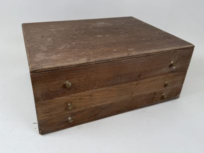 Écrin pour couverts de table en bois ouvrant...