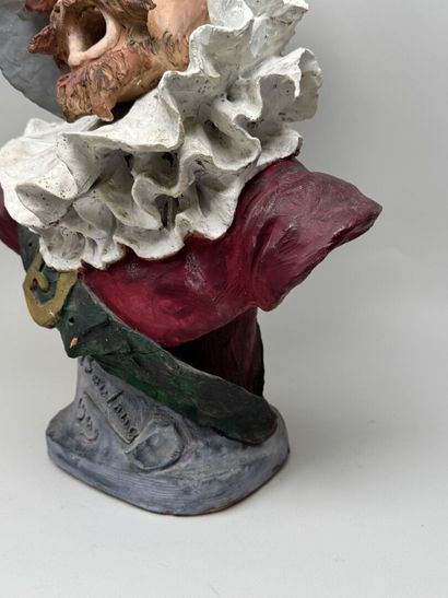 BOULAND, early 20th century.
Theatrical figure.
Large...