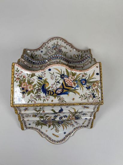 Large wall-mounted letter holder made of...