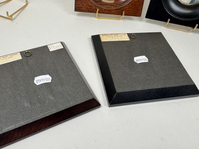 School, 20th century.
Portraits.
Four miniatures...
