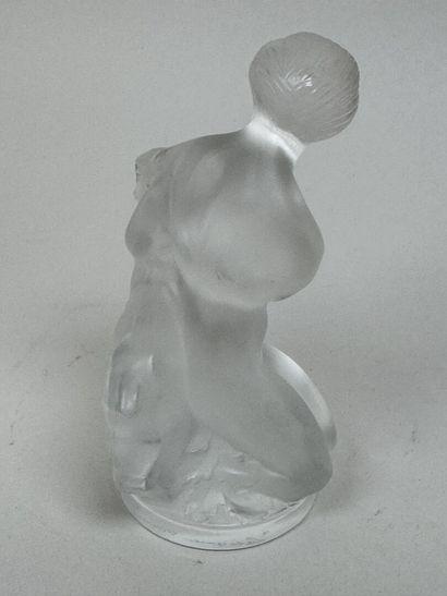 LALIQUE, France.
Woman with a Goat.
Molded...