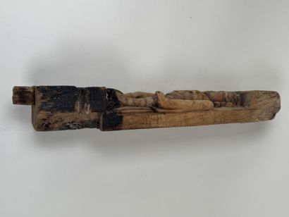 ASIE, XXe.
Élément en bois sculpté.
44 x...
