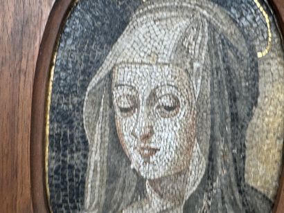 École fin XIXe-début XXe.
Vierge.
Plaque...