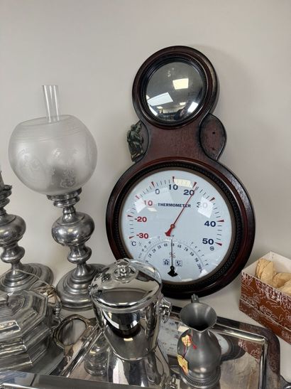 Lot of various pewter and stainless steel...