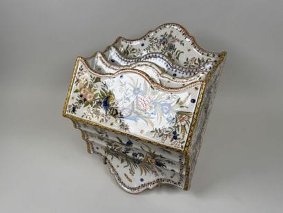 Large wall-mounted letter holder made of...