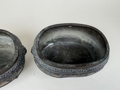 JAPAN - MEIJI period (1868 - 1912). 
Pair...