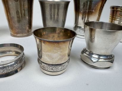CHRISTOFLE and others.
Set of 5 silver-plated...
