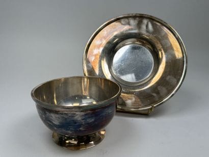 RAVINET D'ENFER.
Gravy boat on a silver plated...
