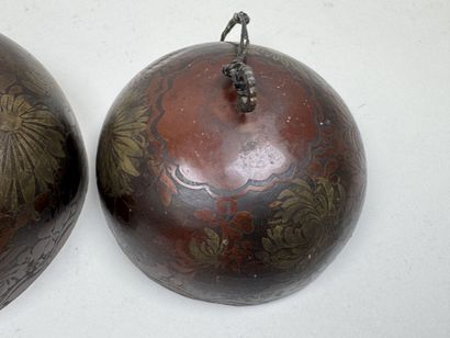 TIBET, early 20th century.
Three copper bells...