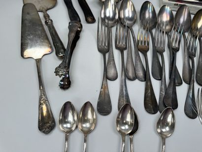 CHRISTOFLE and others.
A large lot of silver...