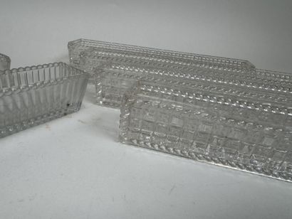 PORTIEUX and others.
6 rectangular molded...
