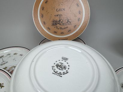 GIEN.
Designed by Marie-Pierre BOITARD.
Set...