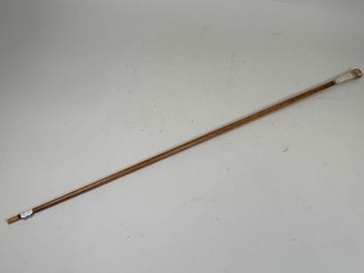 Wooden umbrella handle with a mother-of-pearl...