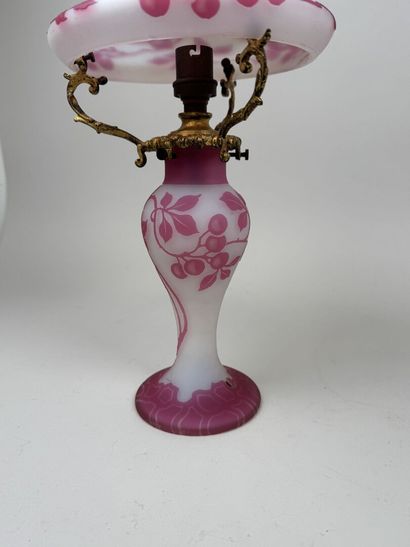 Pied de lampe en verre multicouches dégagé...