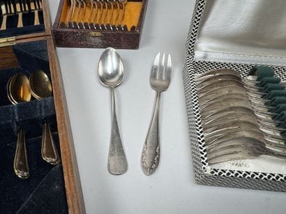 Set includes:
- AURAL.
Gold-plated dessert...