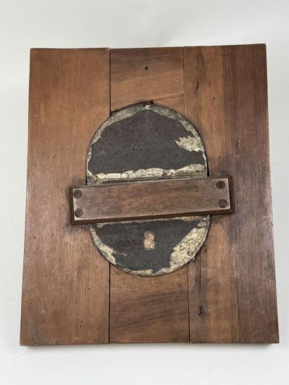 École fin XIXe-début XXe.
Vierge.
Plaque...