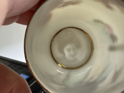 JAPON.
Partie de service à thé ou café en...
