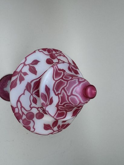 Pied de lampe en verre multicouches dégagé...