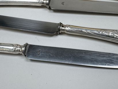 Set of 12 table knives and 12 dessert knives...
