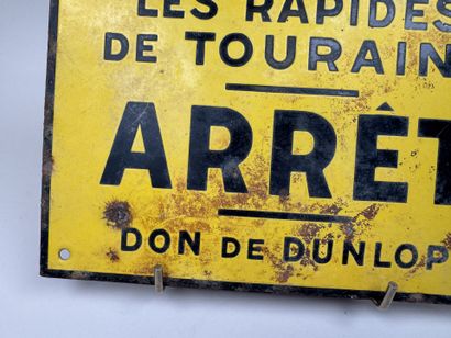 Plaque émaillée publicitaire 
