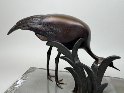 School, circa 1900.
Ibis or cranes.
Large,...