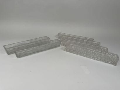 PORTIEUX and others.
6 rectangular molded...