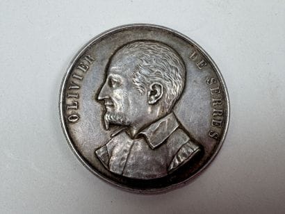 Médaille en argent OLIVIER DE SERRES.
Poids...