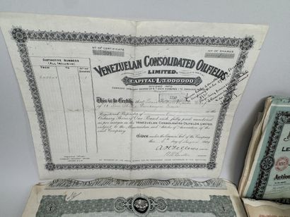 Large collections of stocks and bonds.
1920s–1930s.
(minor...