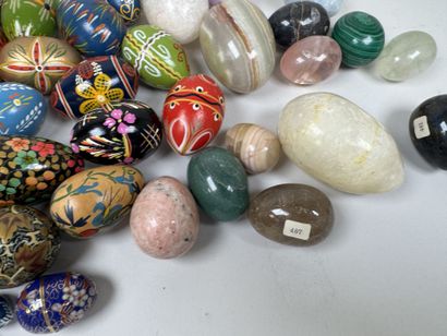 A collection of approximately 50 painted...