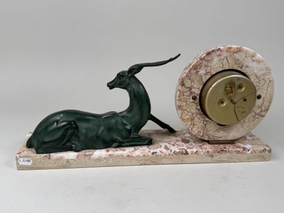 School, 20th century.
Antelope.
Marble clock...