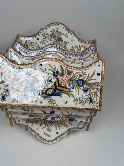 Large wall-mounted letter holder made of...