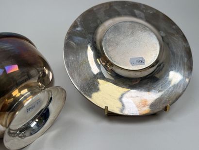 RAVINET D'ENFER.
Gravy boat on a silver plated...