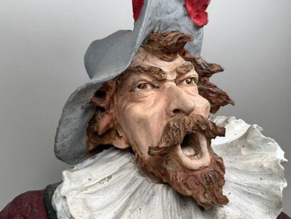 BOULAND, early 20th century.
Theatrical figure.
Large...