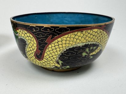 ASIA, 20th century.
Pair of footed bowls...