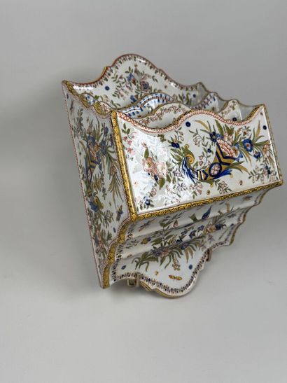 Large wall-mounted letter holder made of...