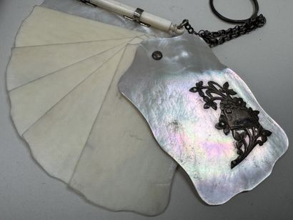 Set includes:
- a small dance card case made...