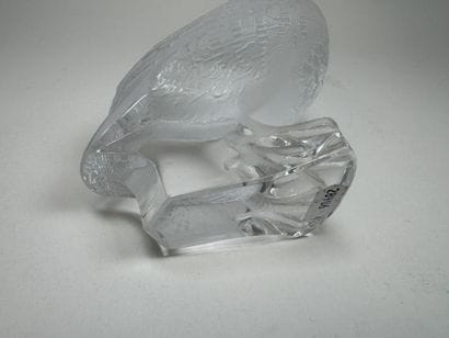 LALIQUE France.
Partridge.
Molded, pressed,...